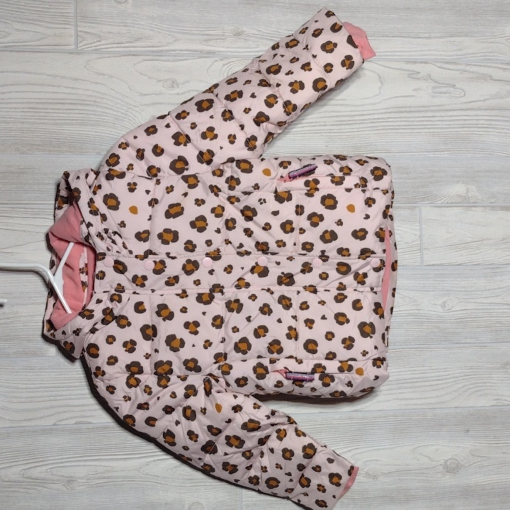 Adorable Pink Leopard Coat